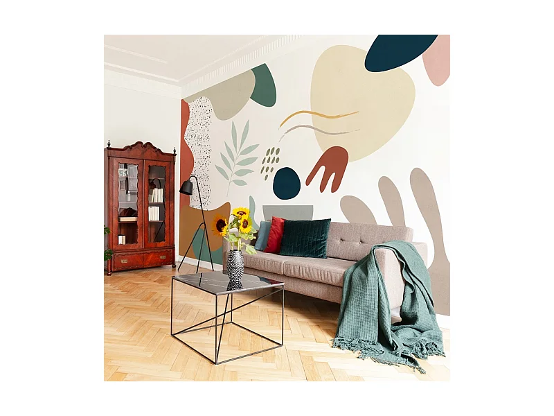 Papier peint panoramique - Artistic - Multicolore - intissé : 150g/m² - 9 lés : 432x270cm