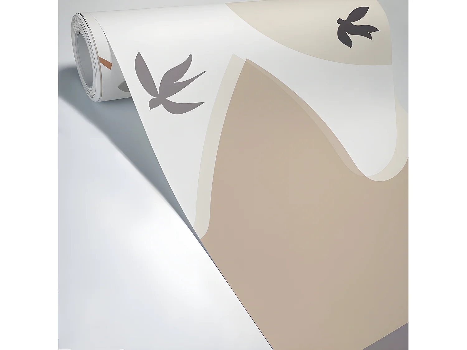 Papier Peint Panoramique L336xH270cm - Bird California - Papier intissé 150gr/m2