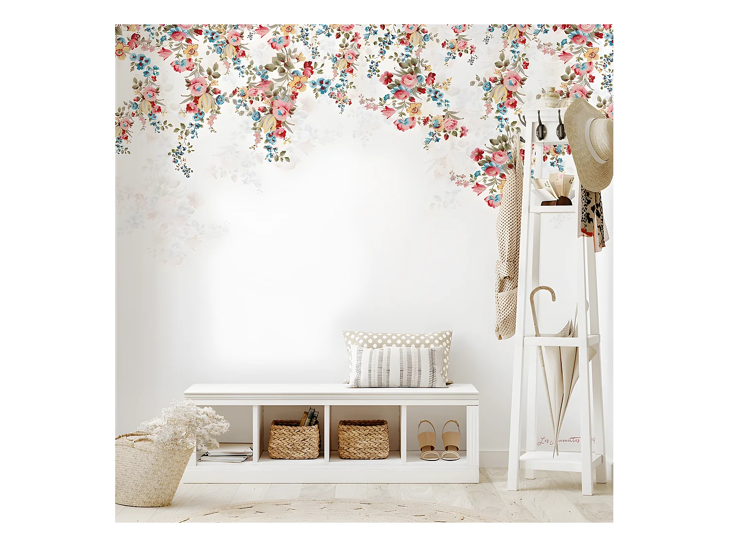 Papier Peint Panoramique L336xH270cm - Amandine | Les Simonettes X 99déco - Papier intissé 150gr/m2