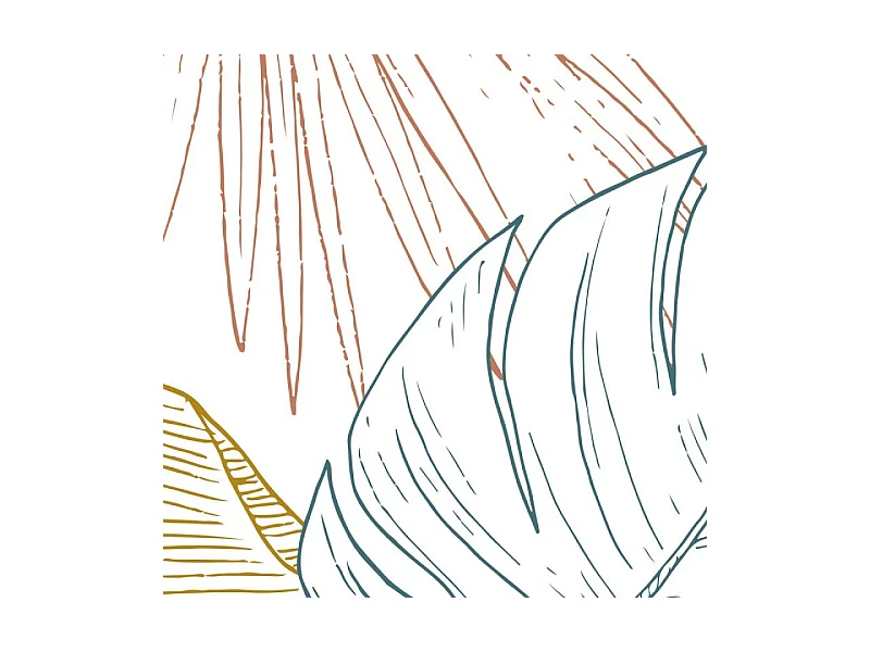 Papier peint panoramique - Lamnar - Multicolore - intissé : 150g/m² - 7 lés : 336x270cm