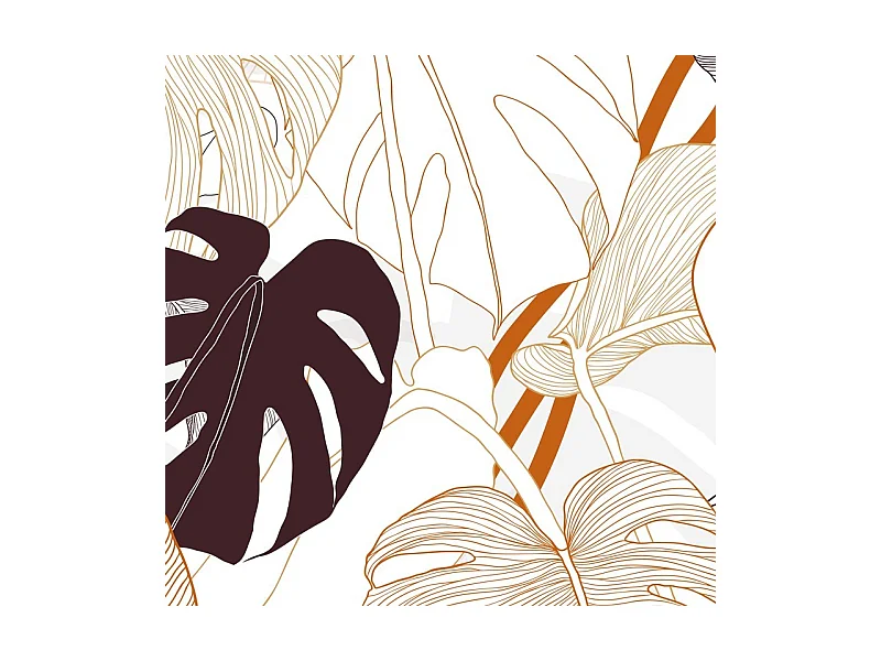 Papier peint panoramique - Bornéo - Multicolore - intissé : 150g/m² - 7 lés : 336x270cm