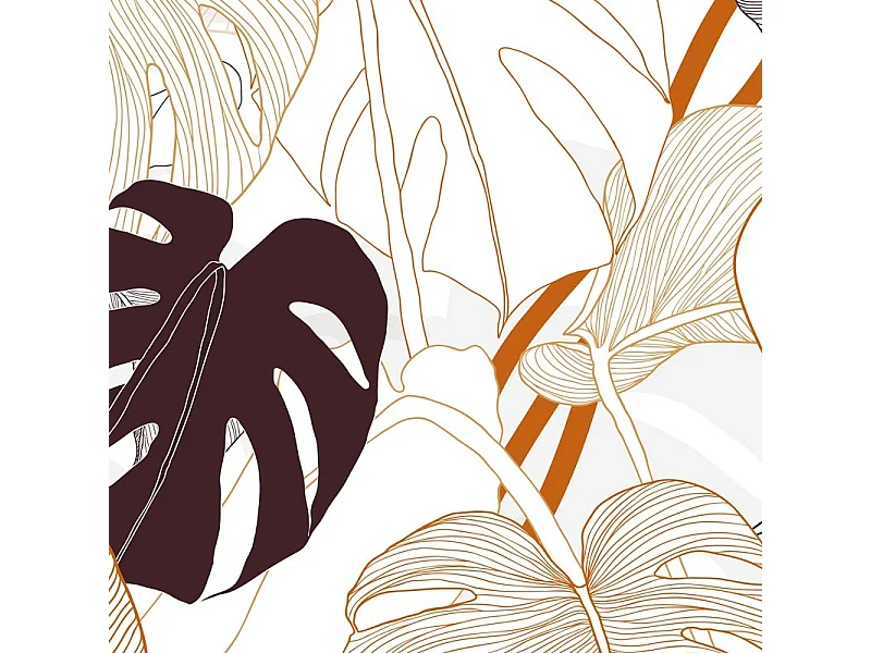 Papier peint panoramique - Bornéo - Multicolore - intissé : 150g/m² - 7 lés : 336x270cm