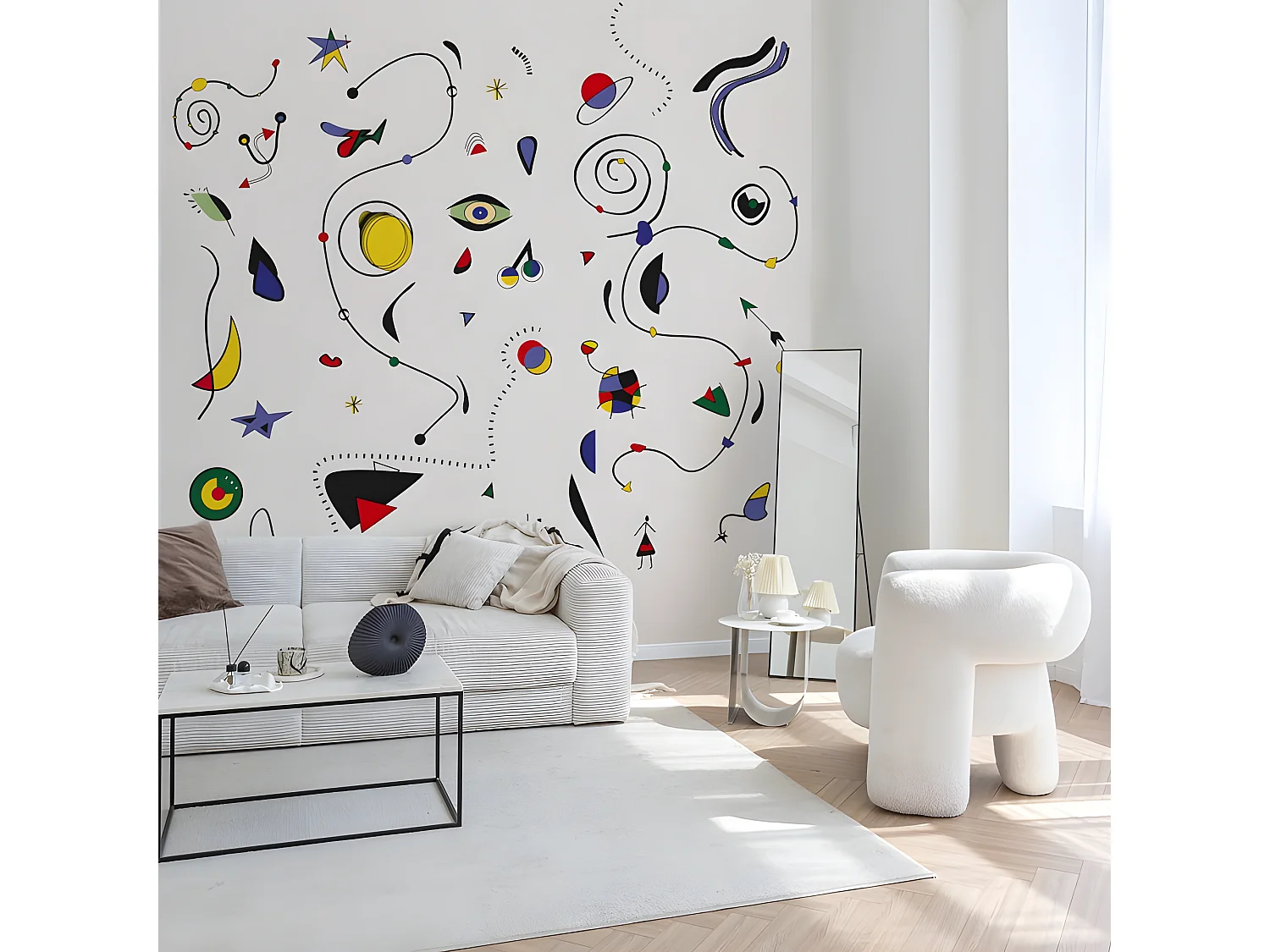 Papier Peint Panoramique L240xH270cm - Forma - Papier intissé 150gr/m2