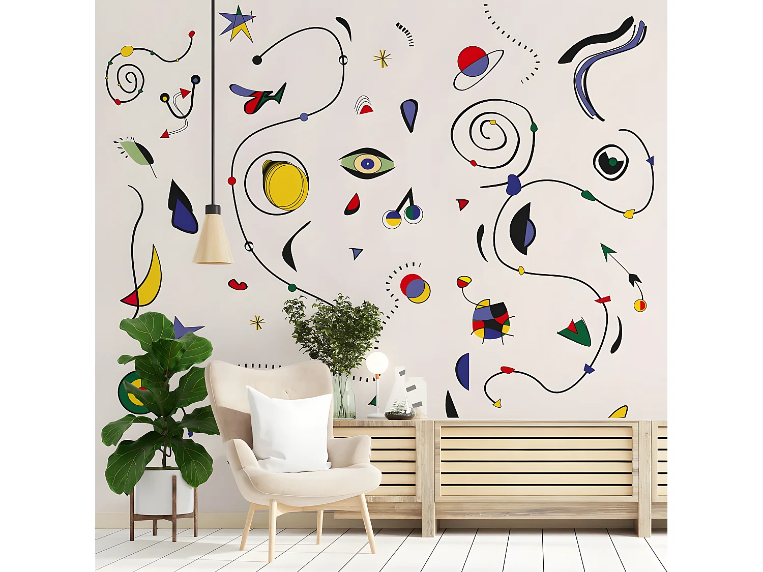 Papier Peint Panoramique L240xH270cm - Forma - Papier intissé 150gr/m2