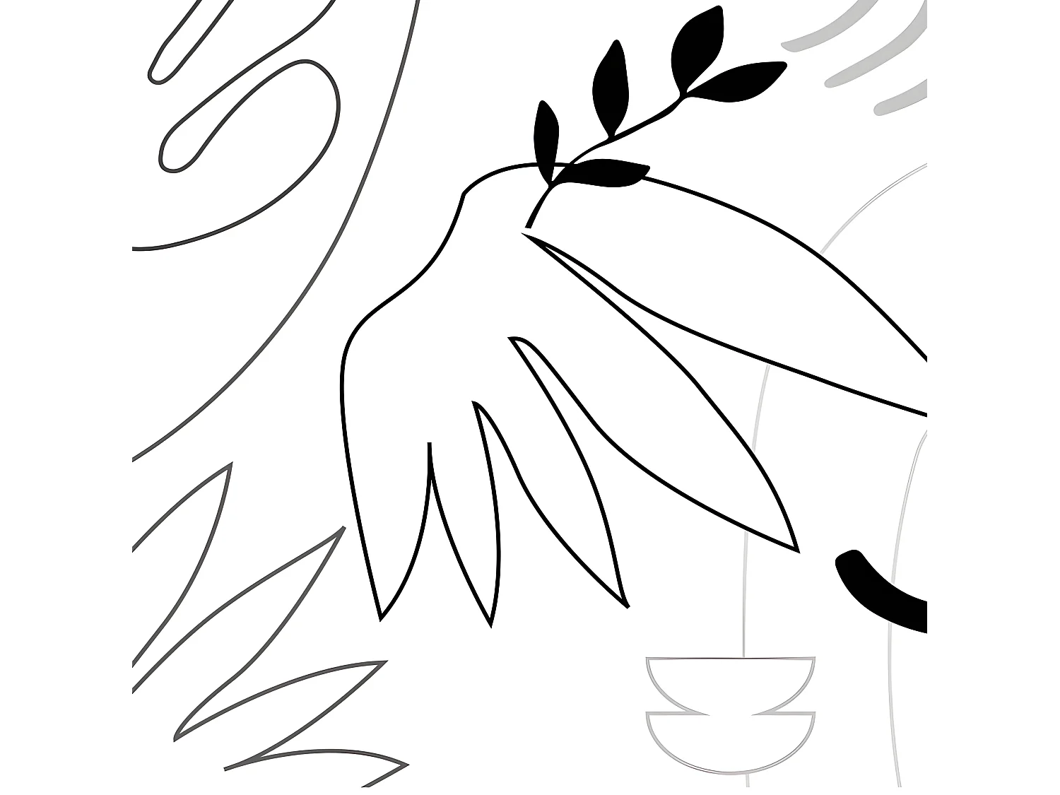 Papier Peint Panoramique L432xH270cm - Face Contour - Papier intissé 150gr/m2