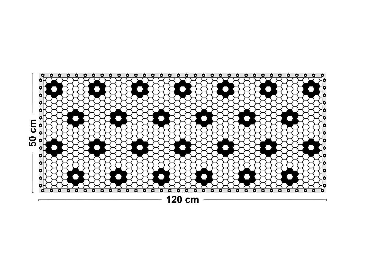 Tapis Vinyle Médium l 50xL120cm - BCBG - Vinyle