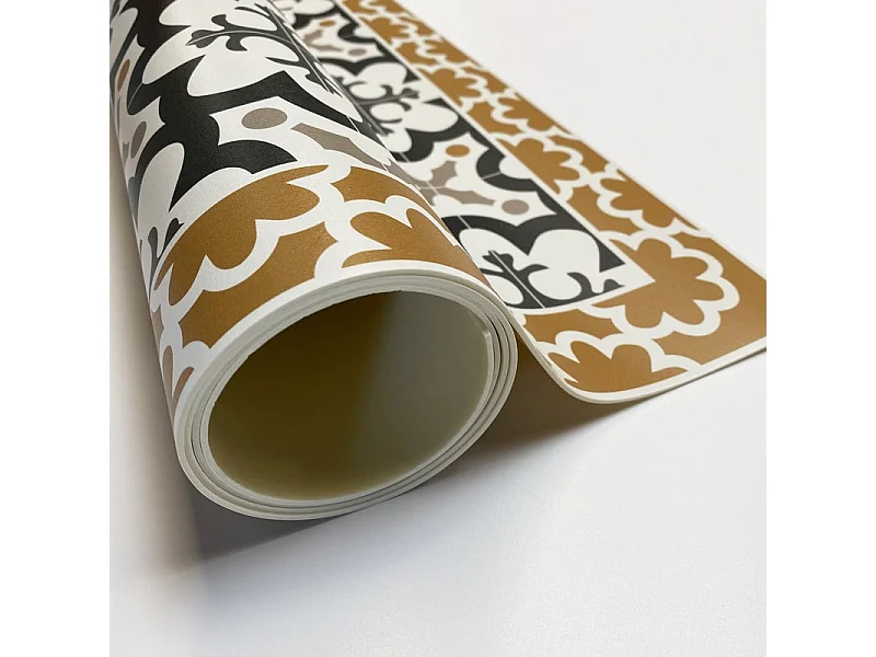 Tapis antidérapant - Cassandre - vinyle - int./ext. - Multicolore - 50x200cm