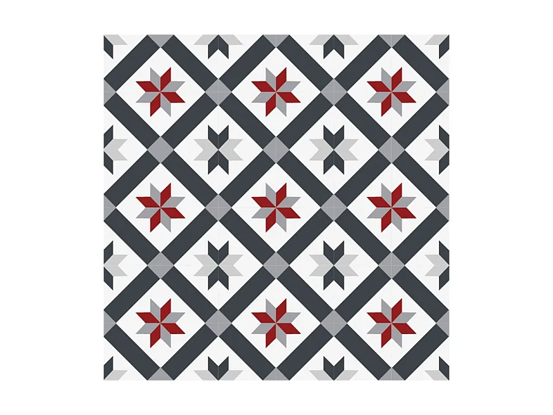 Tapis antidérapant - CC Victoria - vinyle - int./ext. - Multicolore - 120x200cm