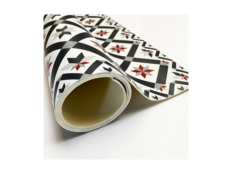 Tapis antidérapant - CC Victoria - vinyle - int./ext. - Multicolore - 120x200cm