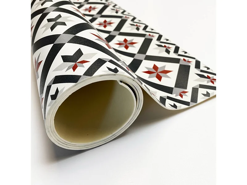 Tapis antidérapant - CC Victoria - vinyle - int./ext. - Multicolore - 120x200cm