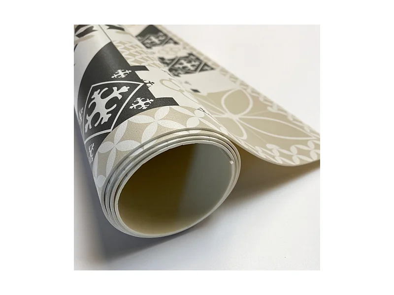 Tapis antidérapant - CS Sable - vinyle - int./ext. - Beige - 50x200cm