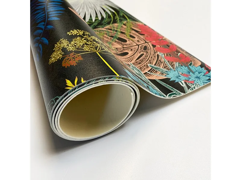 Tapis antidérapant - Jungle - vinyle - int./ext. - Multicolore - 50x200cm