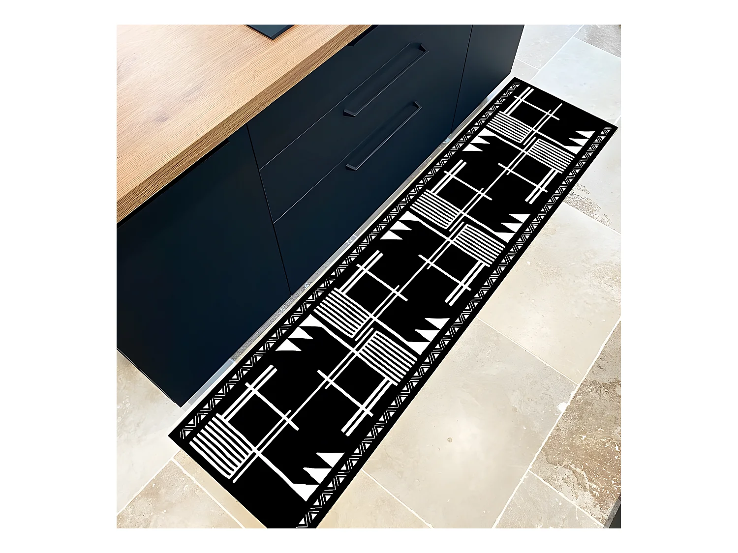 Tapis Vinyle Large l120xH200cm - Bakwiri - Vinyle