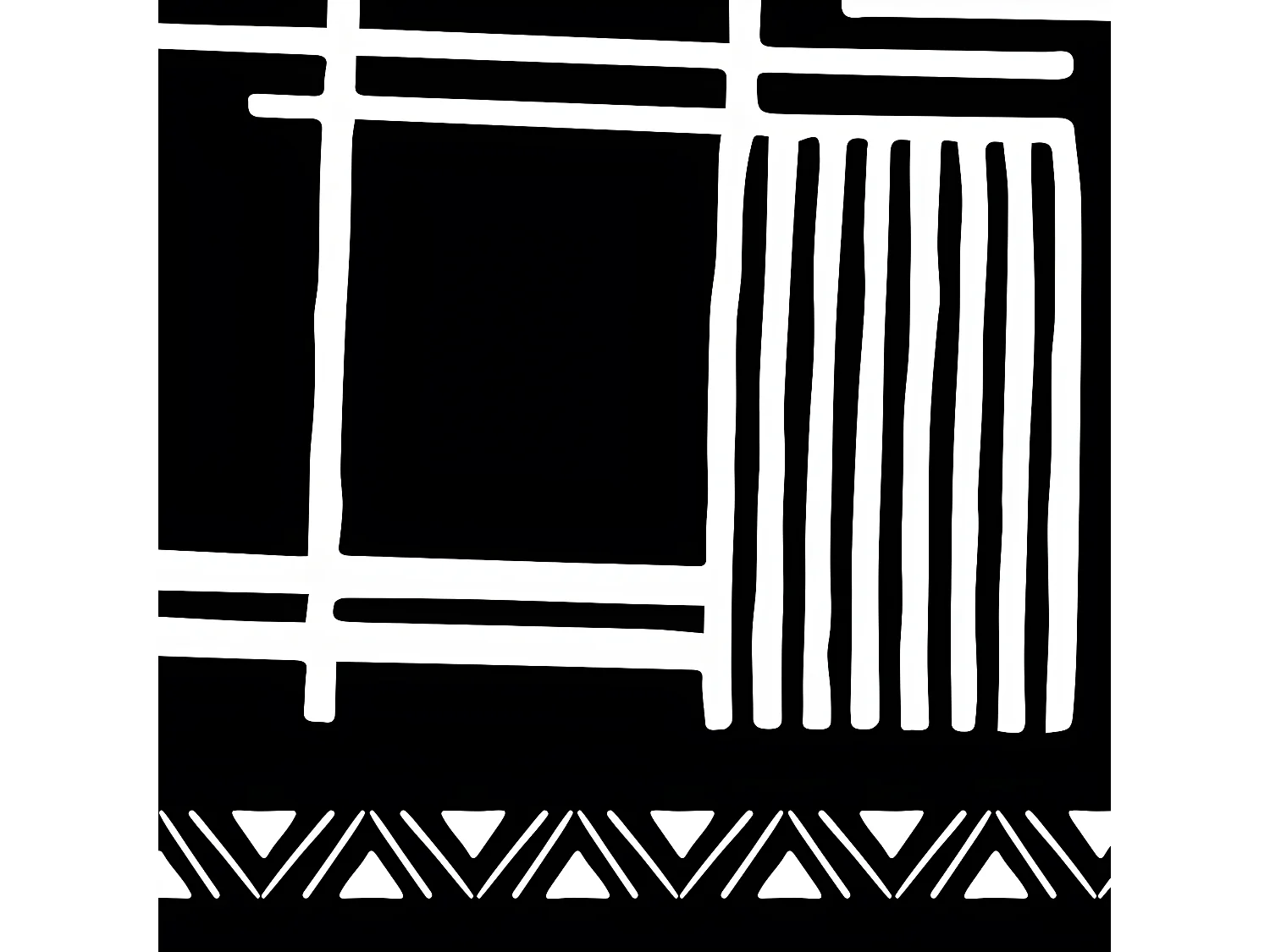 Tapis Vinyle Large l120xH200cm - Bakwiri - Vinyle