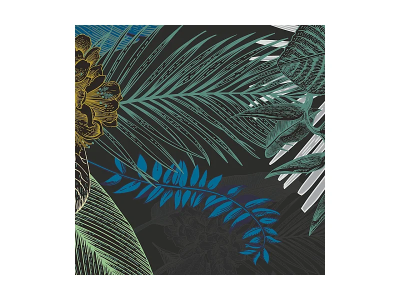 Tapis antidérapant - Jungle - vinyle - int./ext. - Multicolore - 50x120cm