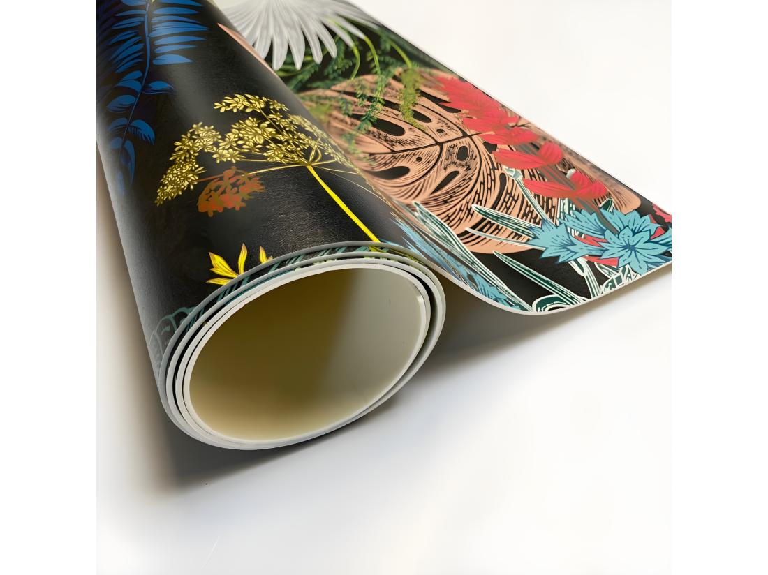 vente unique Tapis Vinyle Médium l 50xL120cm - Jungle Douanier Rousseau - Vinyle