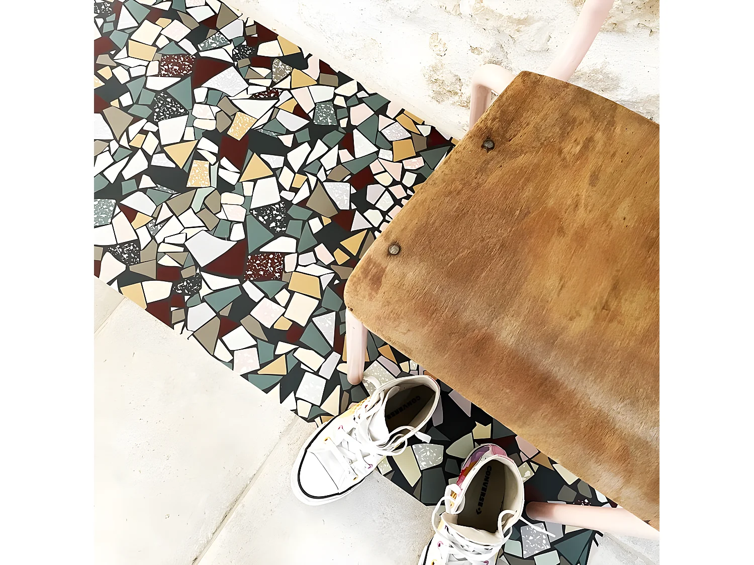 Tapis Vinyle Médium bis l 50xL200cm - Fragments - Vinyle