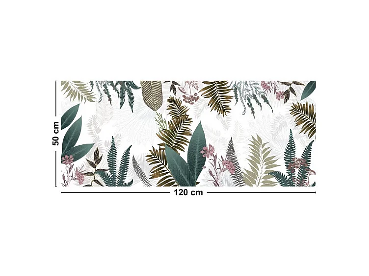 Tapis antidérapant - Sweet Jungle - vinyle - int./ext. - Multicolore - 50x120cm