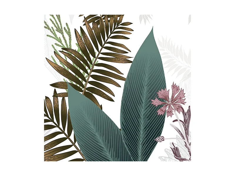 Tapis antidérapant - Sweet Jungle - vinyle - int./ext. - Multicolore - 50x120cm