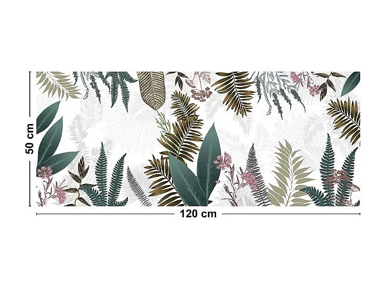 Tapis antidérapant - Sweet Jungle - vinyle - int./ext. - Multicolore - 50x120cm