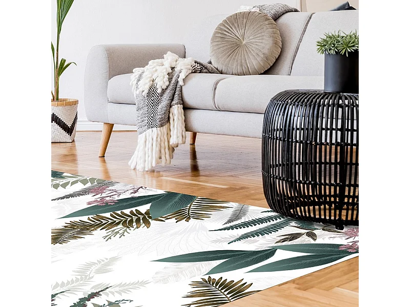 Tapis antidérapant - Sweet Jungle - vinyle - int./ext. - Multicolore - 50x200cm