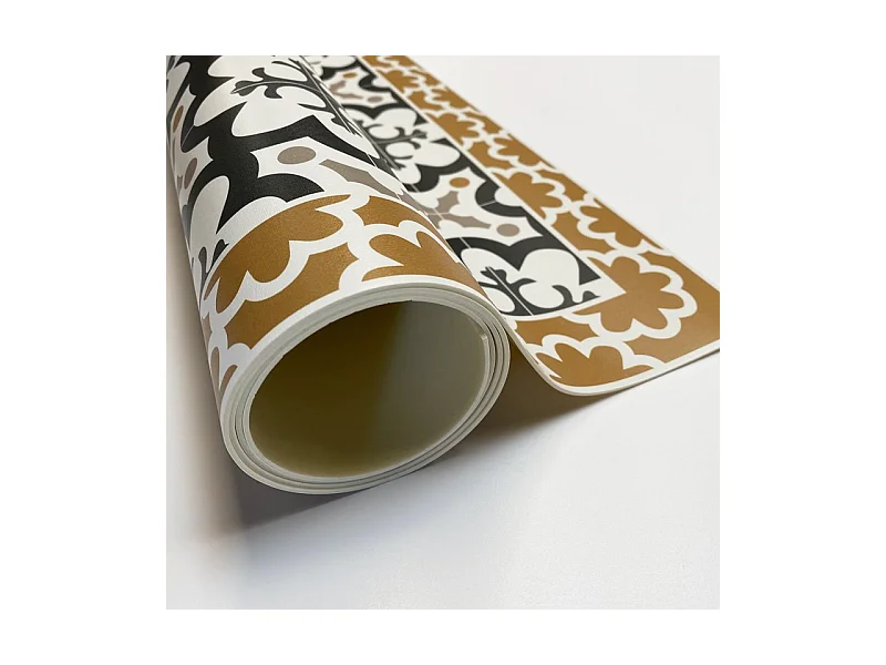 Tapis antidérapant - Cassandre - vinyle - int./ext. - Multicolore - 120x200cm