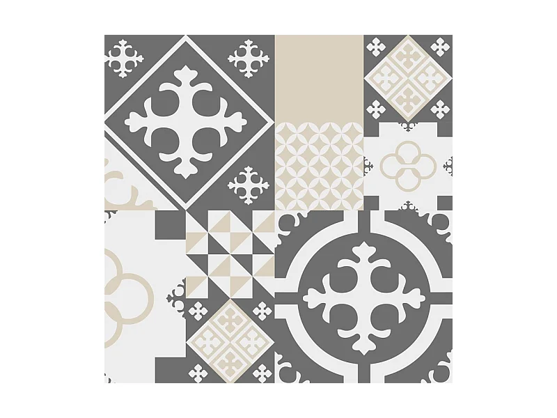 Tapis antidérapant - CS Sable - vinyle - int./ext. - Beige - 120x200cm