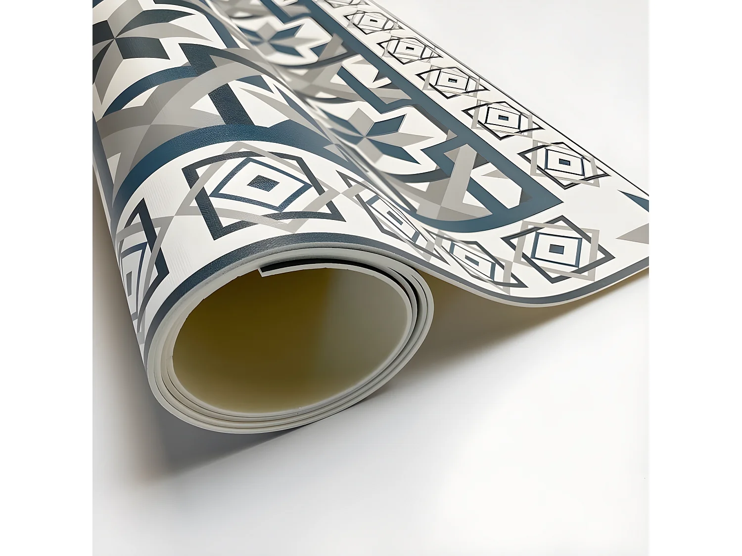 Tapis Vinyle Large l120xH200cm - Carreaux de ciment Artemis - Vinyle