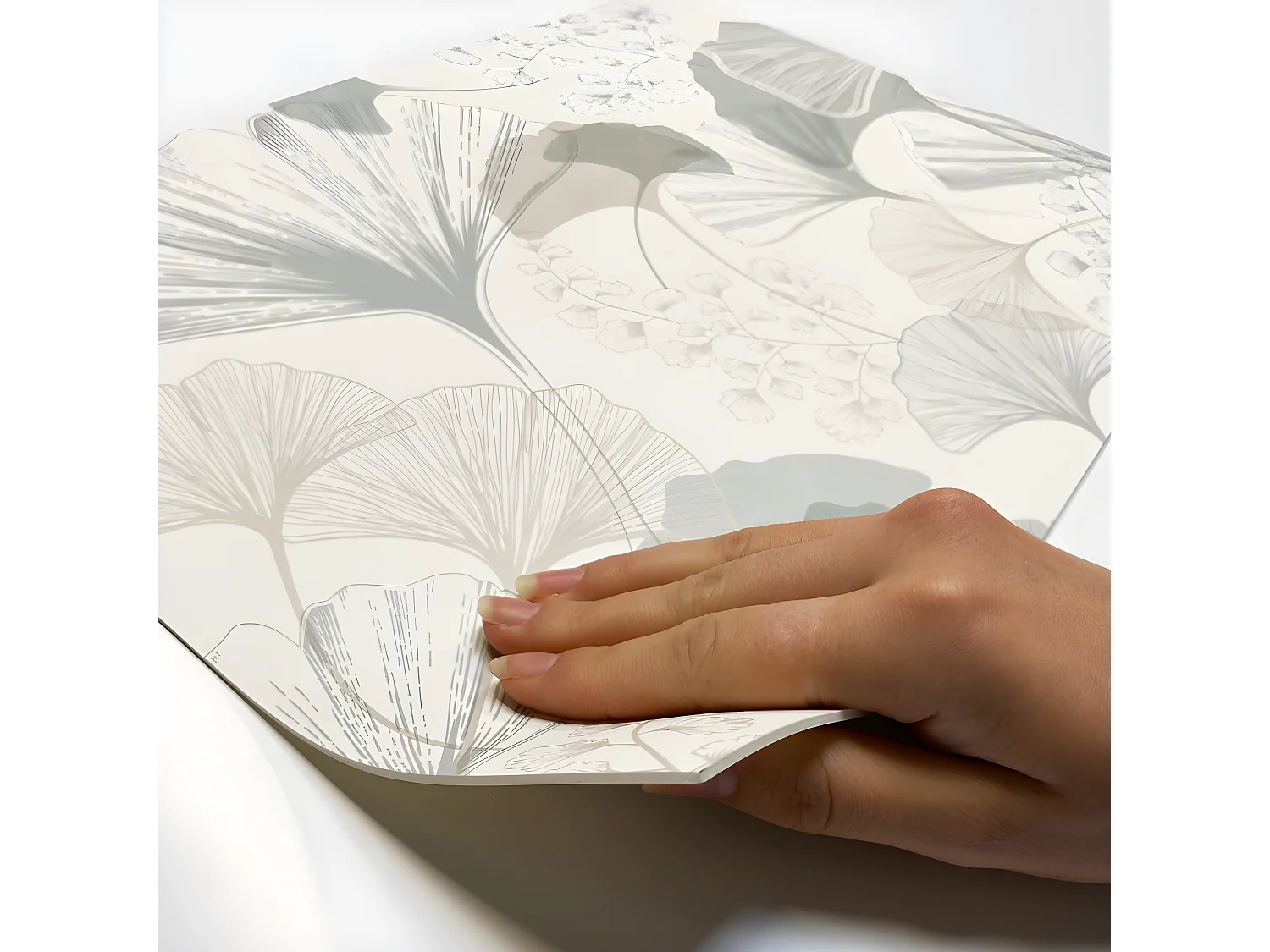 Lot de 4 sets de table L 40xl 30cm - Gingko - Vinyle