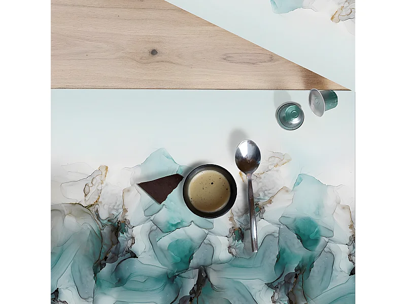 Lot de 4 sets de table L 40xl 30cm - Fluid-Art - Vinyle