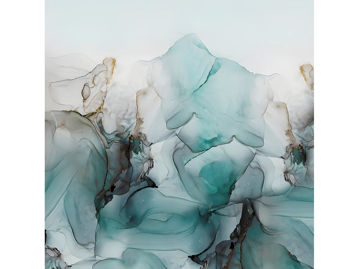 Lot de 4 sets de table L 40xl 30cm - Fluid-Art - Vinyle