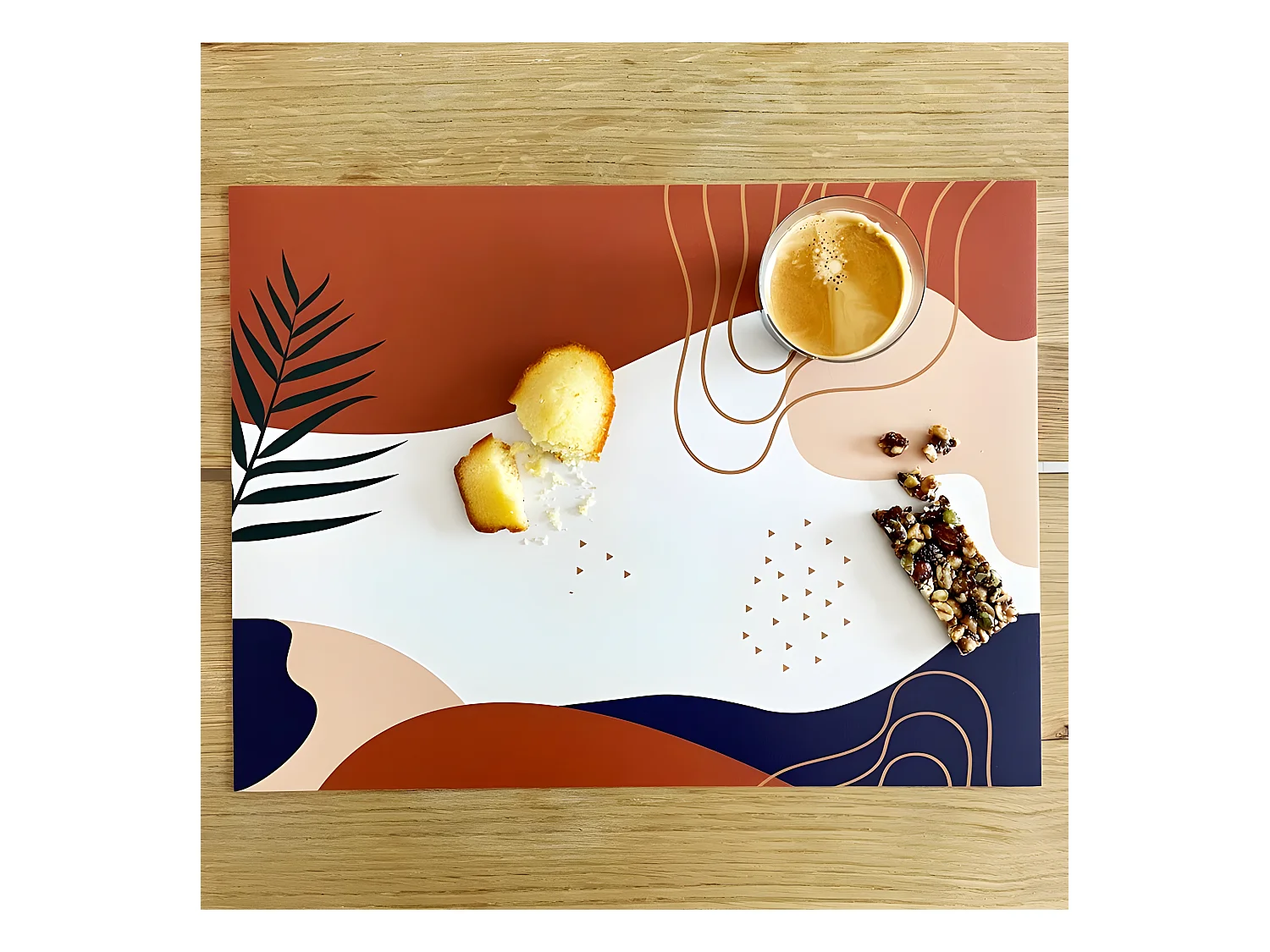 Lot de 4 sets de table L 40xl 30cm - Dune - Vinyle