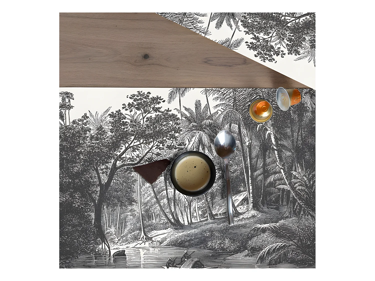 Lot de 4 sets de table L 40xl 30cm - Tambapanni - Vinyle