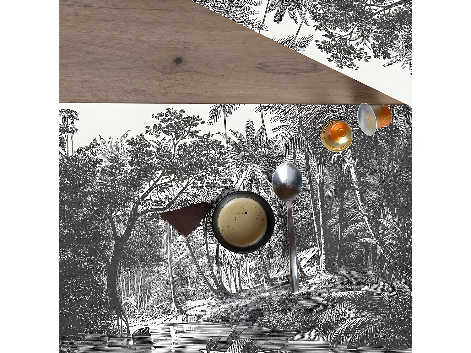 Lot de 4 sets de table L 40xl 30cm - Tambapanni - Vinyle