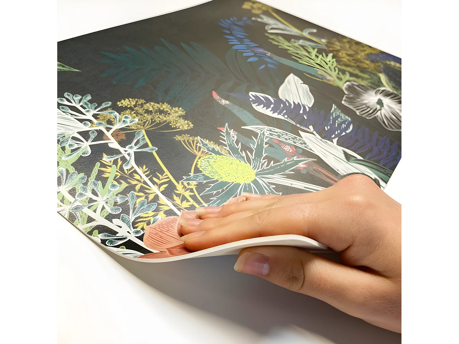 Lot de 4 sets de table L 40xl 30cm - Mix Jungle Douanier Rousseau - Vinyle