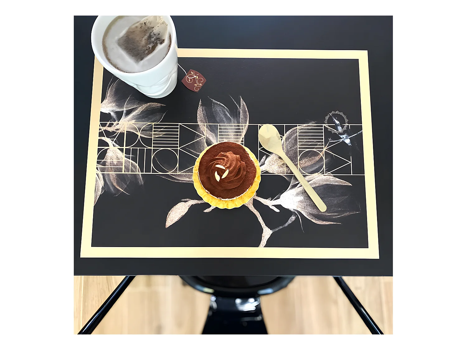 Lot de 4 sets de table L 40xl 30cm - Boho Chic - Vinyle