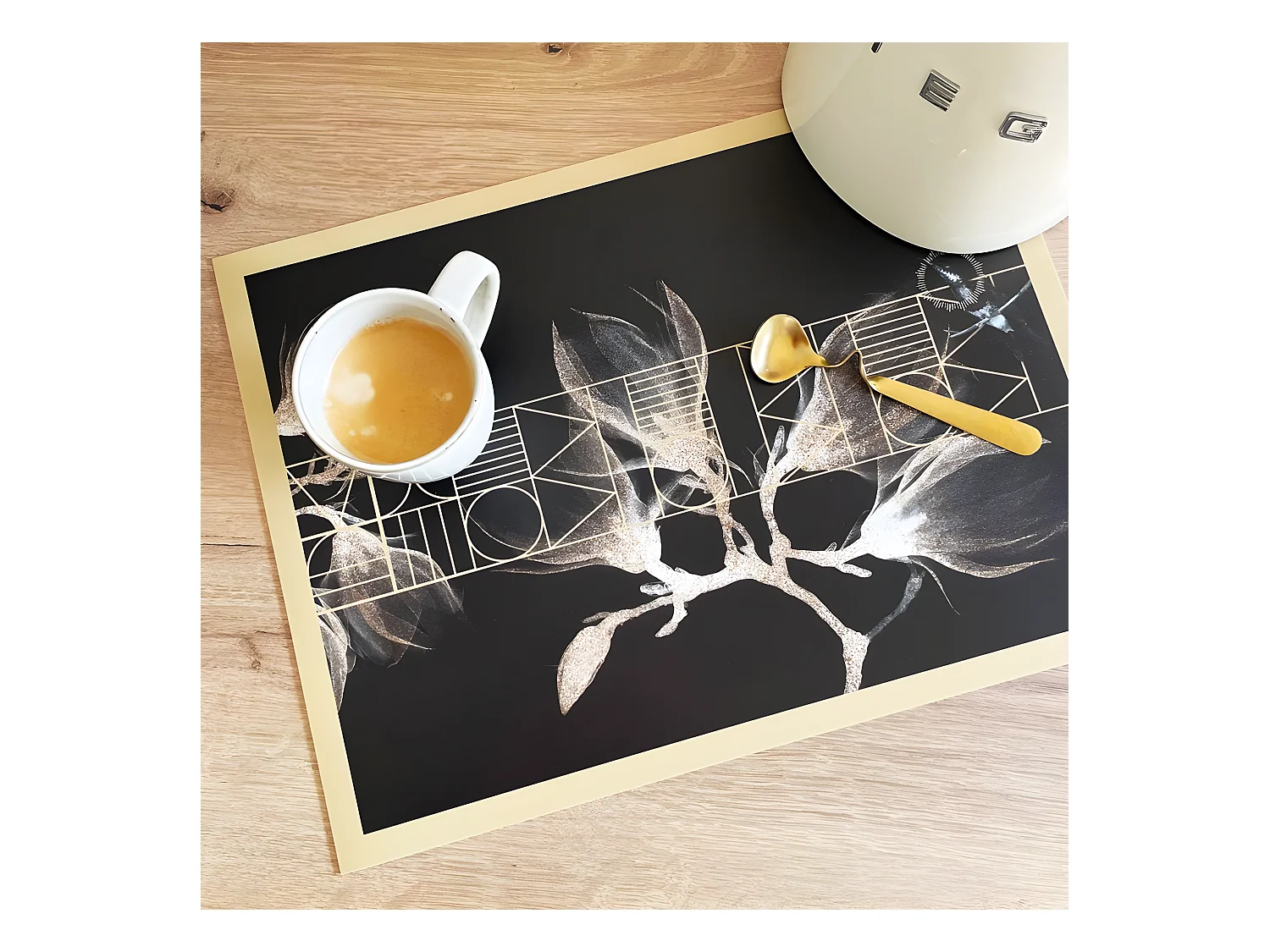 Lot de 4 sets de table L 40xl 30cm - Boho Chic - Vinyle