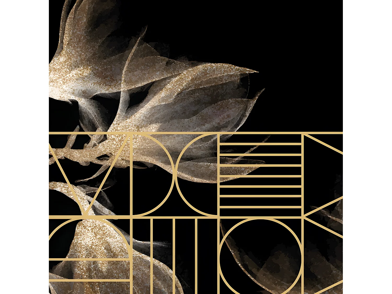 Lot de 4 sets de table L 40xl 30cm - Boho Chic - Vinyle