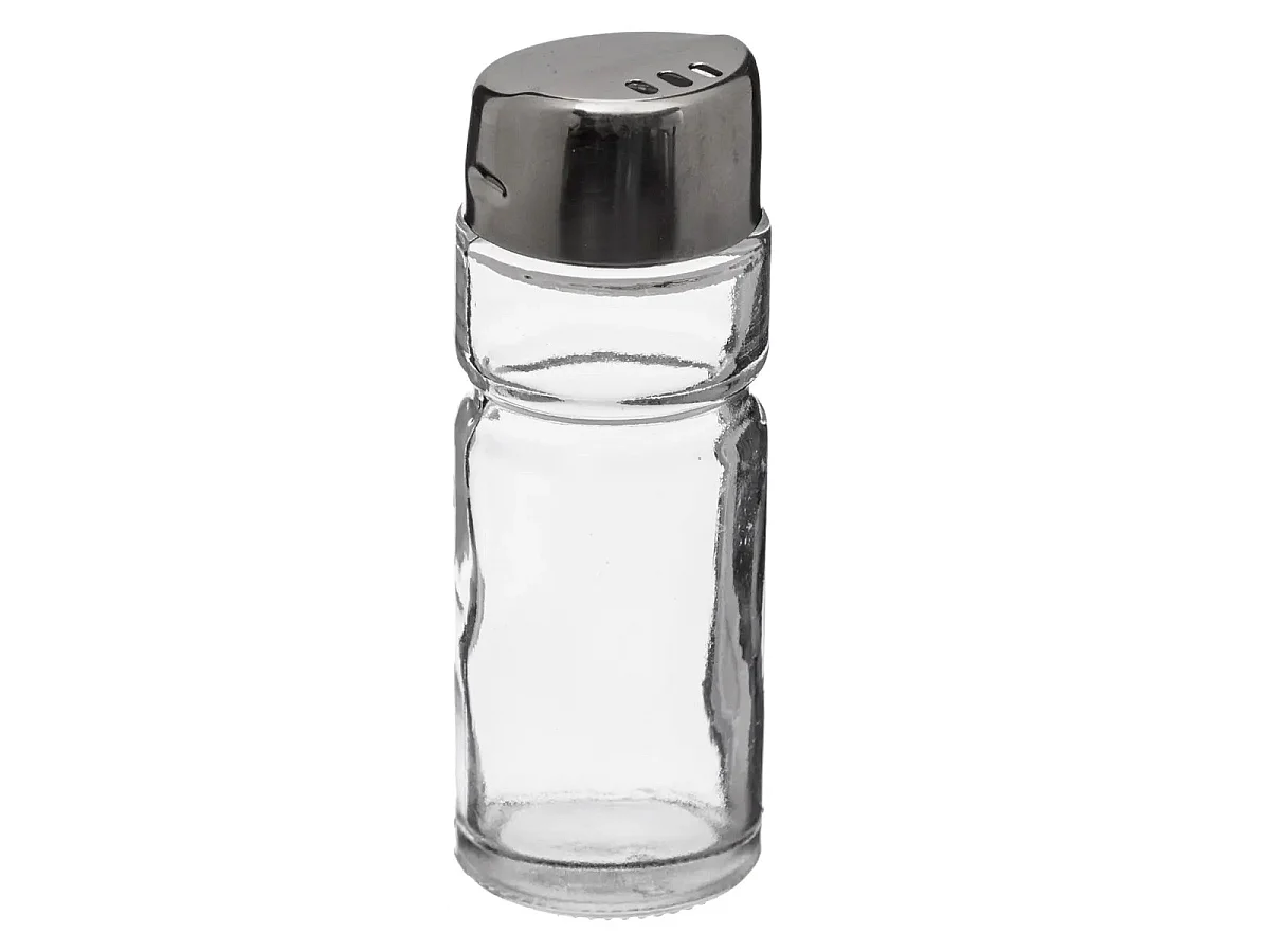 Ensemble avec Support "Huile Vinaigre & Sel Poivre" 20cm Argent