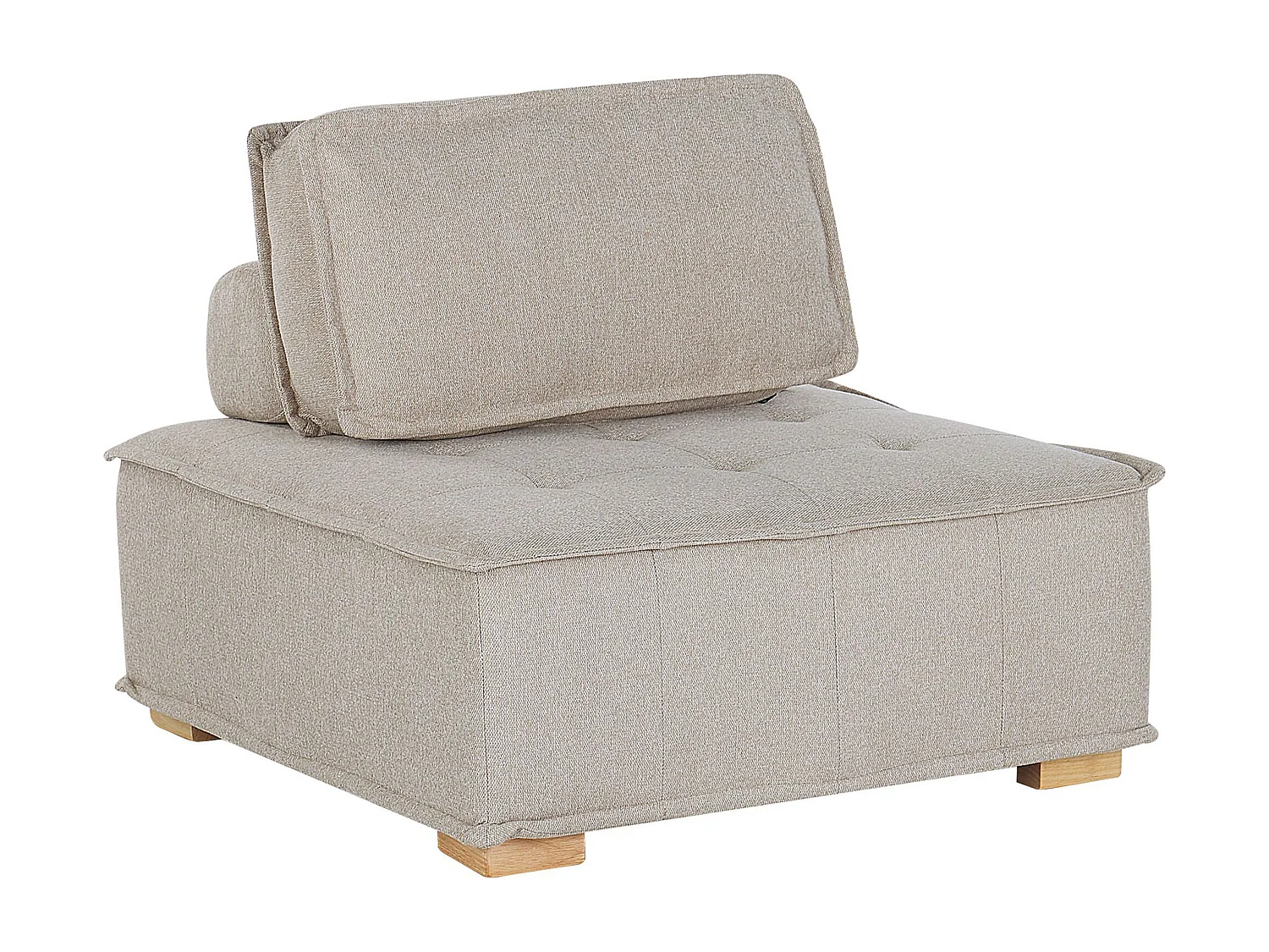 Module fauteuil TIBRO Tissu Beige clair