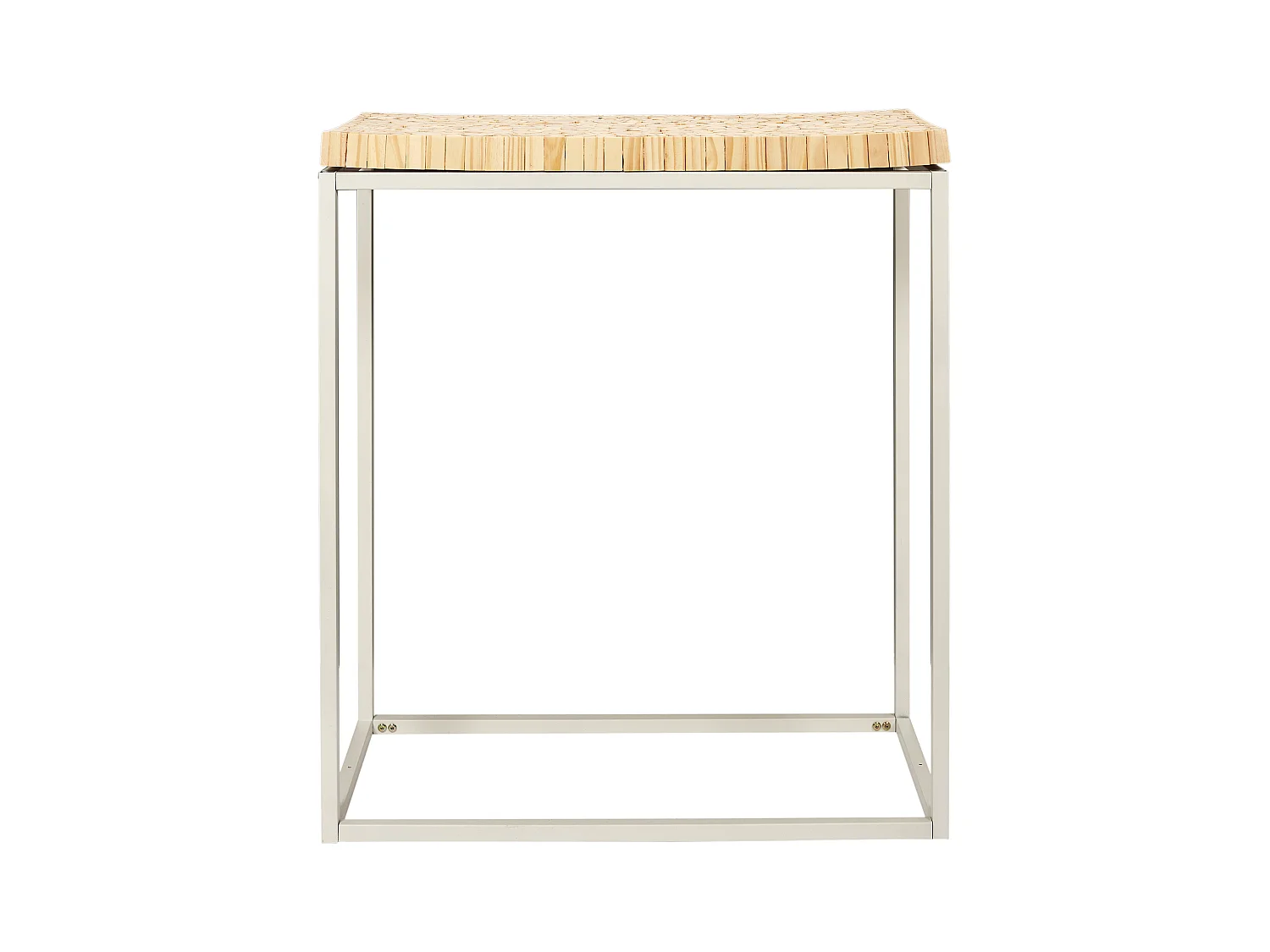 Console Rondin Marron, Blanc