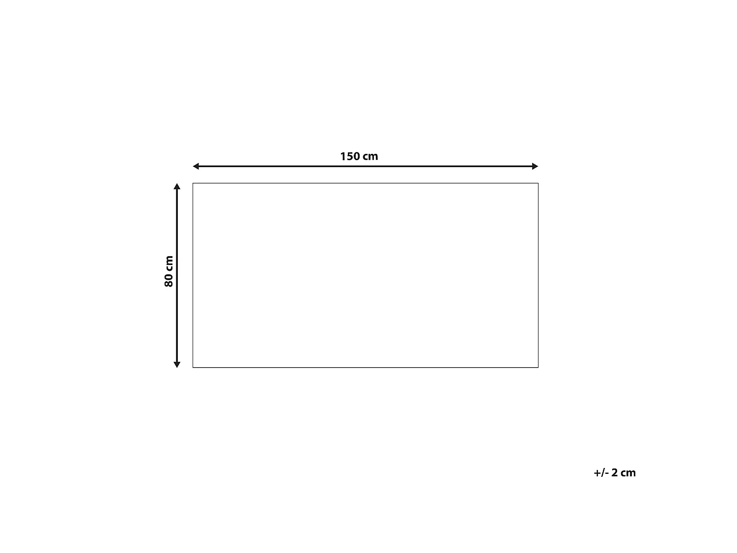 Tapis ARIBA Blanc Beige 80 x 150 cm Jute