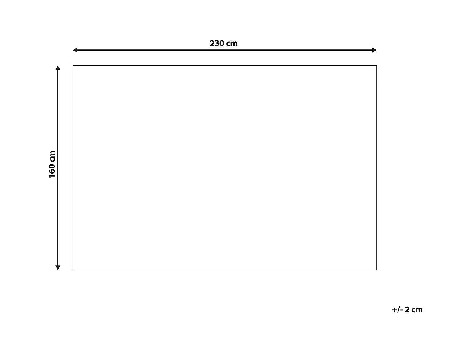 Tappeto iuta beige e bianco 160 x 230 cm ARIBA