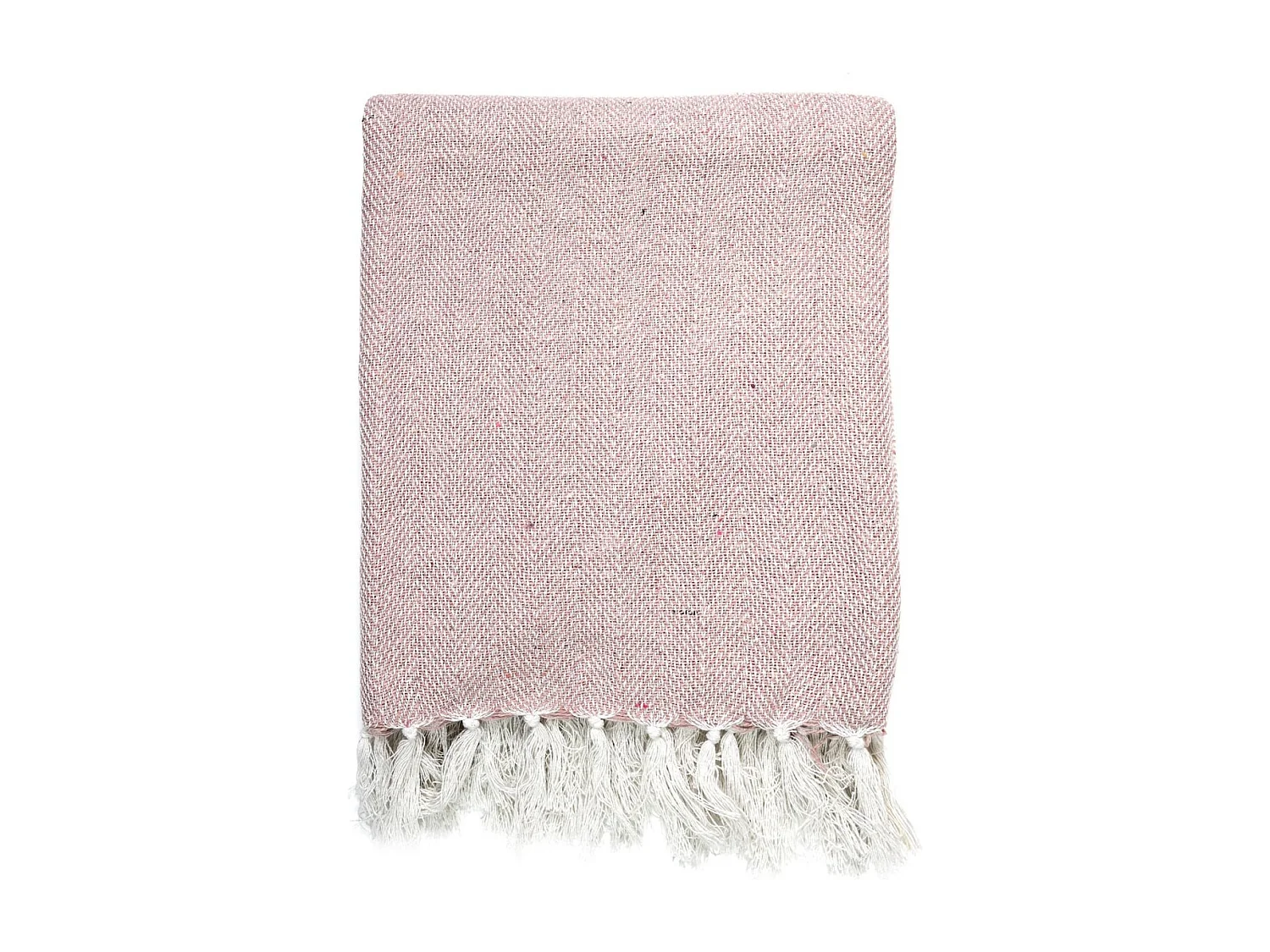 Plaid Jacquard "Nema" 125x150cm Rose