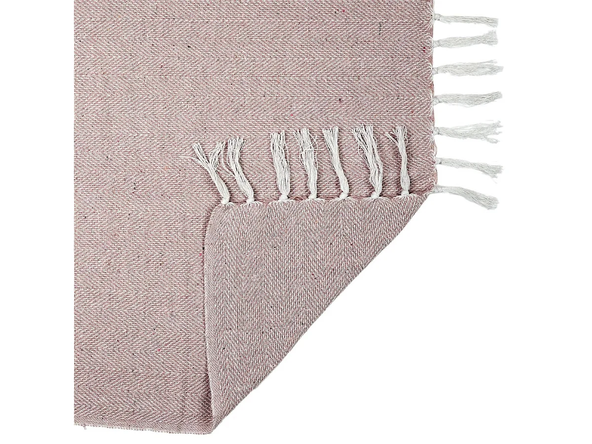 Plaid Jacquard "Nema" 125x150cm Rose