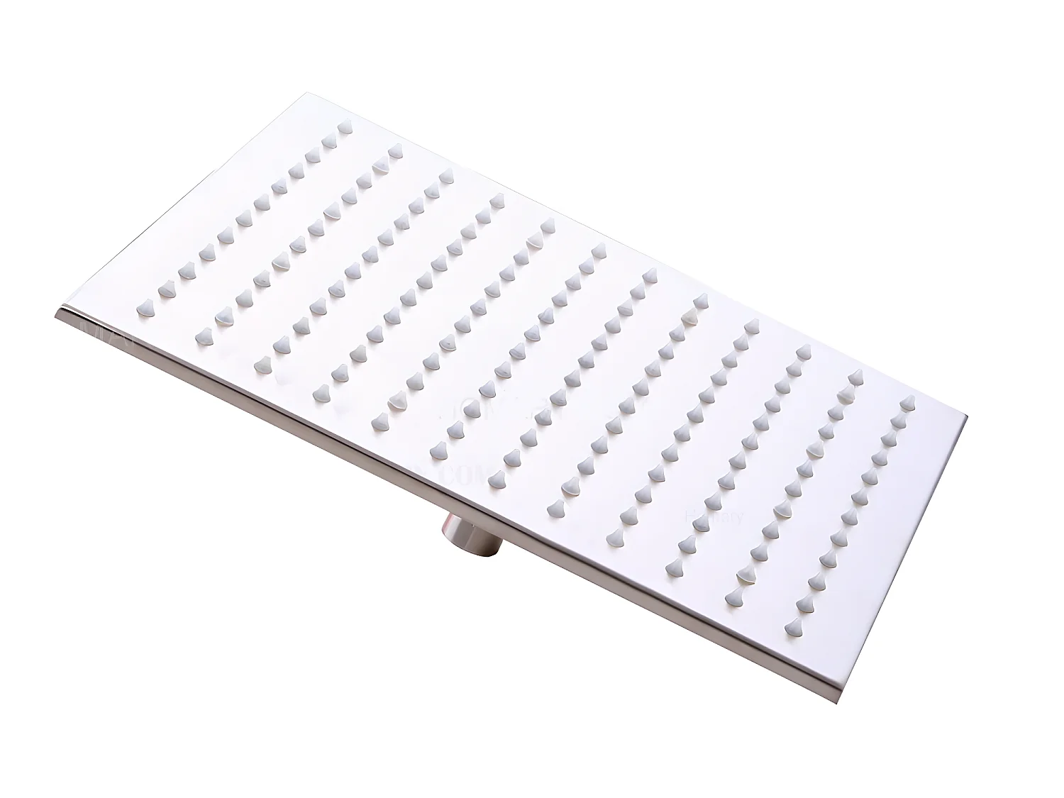 Pomme de douche LED en acier inoxydable et système de douche à main en nickel brossé Avec LED 250 mm