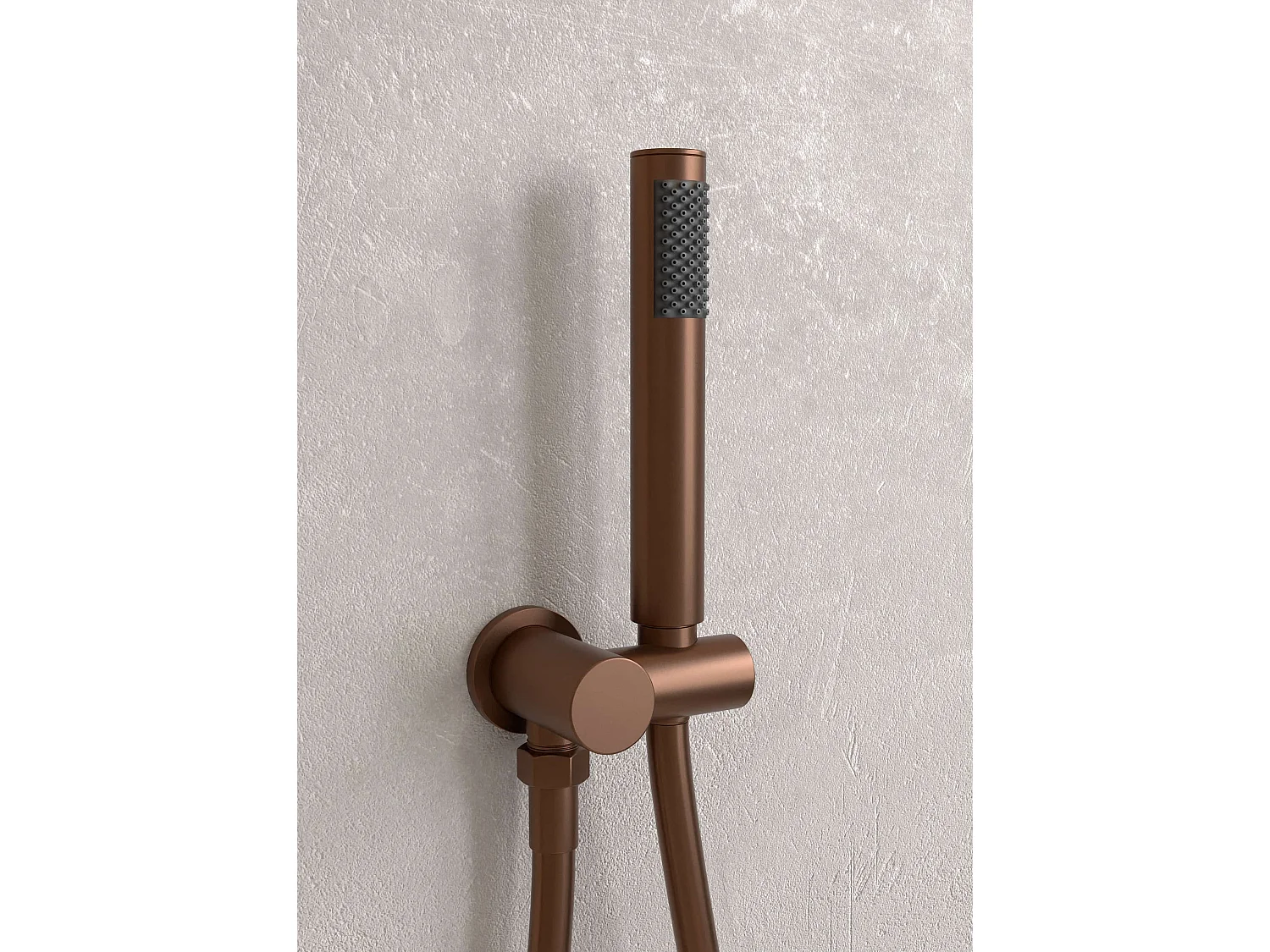 Pack douche thermostatique Or rose brossé - Corbeau