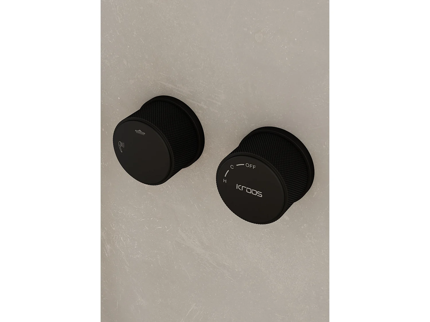 Pack douche encastré Noir - Leros