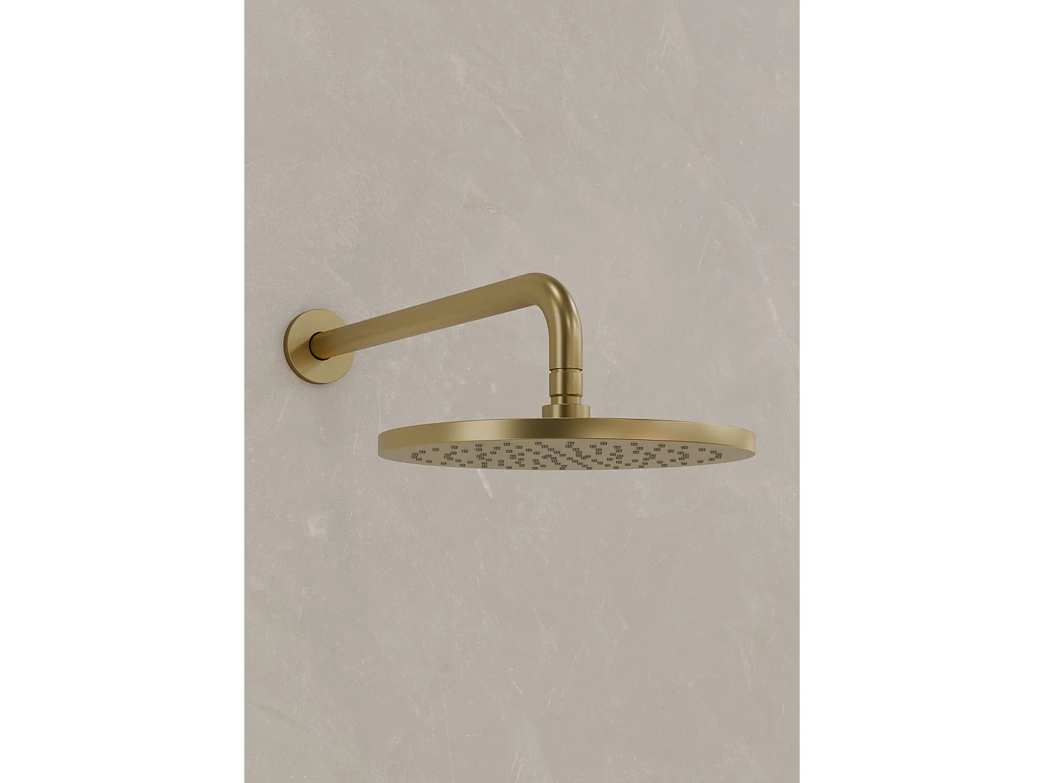 Pack douche encastré Doré brossé - Leros