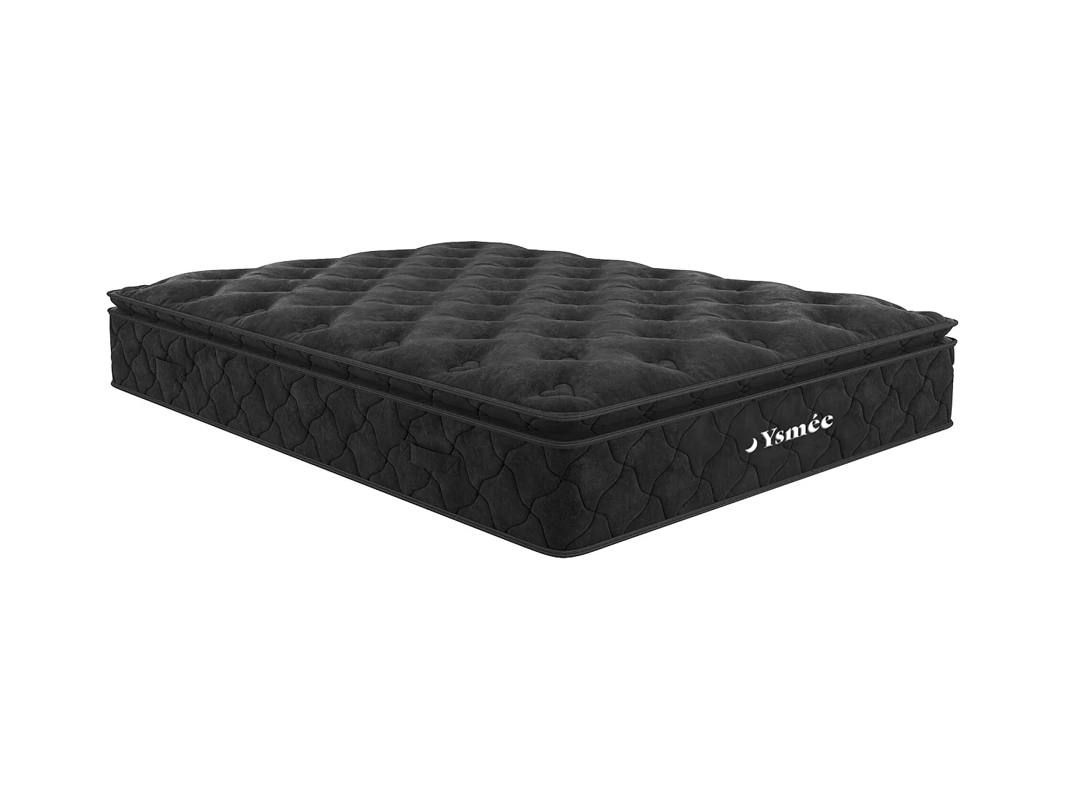Set lattenbodem + matras met pocketveren BLACK DREAM van YSMÉE - 160 x 200 cm
